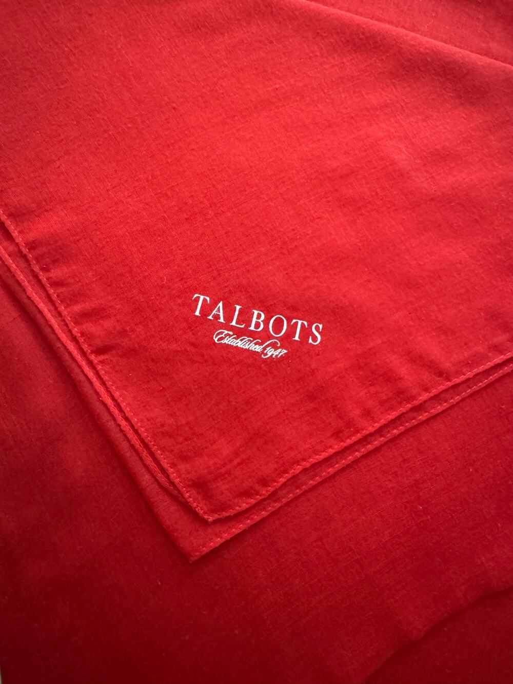 Vintage Talbots Red Scarf Extra Long
